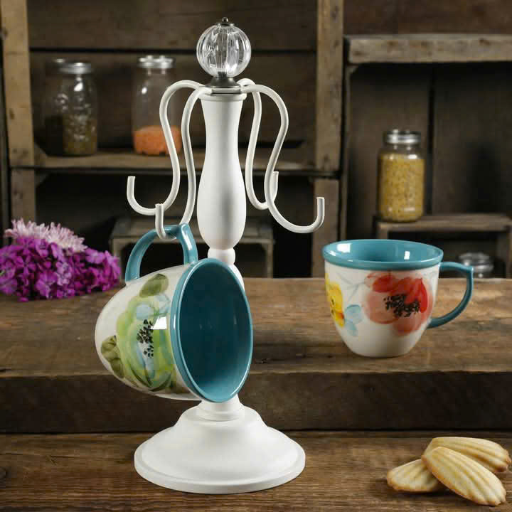 Set 4 cốc Pioneer woman về sẵn hoạ tiết Hàng chính hãng