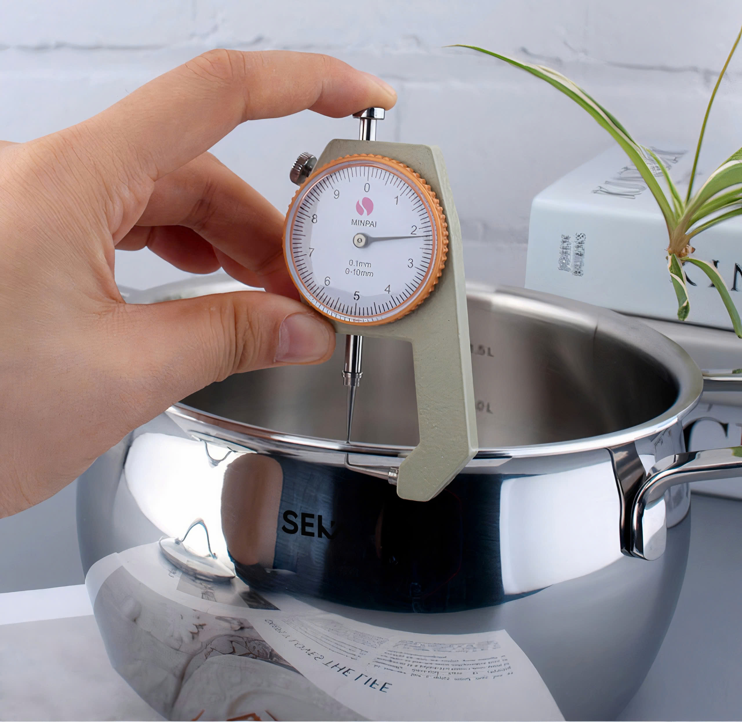 Nồi Canh SEKA Inox Cao Cấp Size 16cm, 20cm, 26cm nồi hầm kho thịt kho cá, nồi dùng cho mọi loại bếp