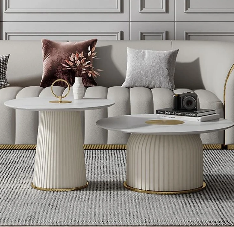 Bàn Sofa Tròn Đôi Nhập Khẩu Tundo HHP-BSF903-08 Cao Cấp