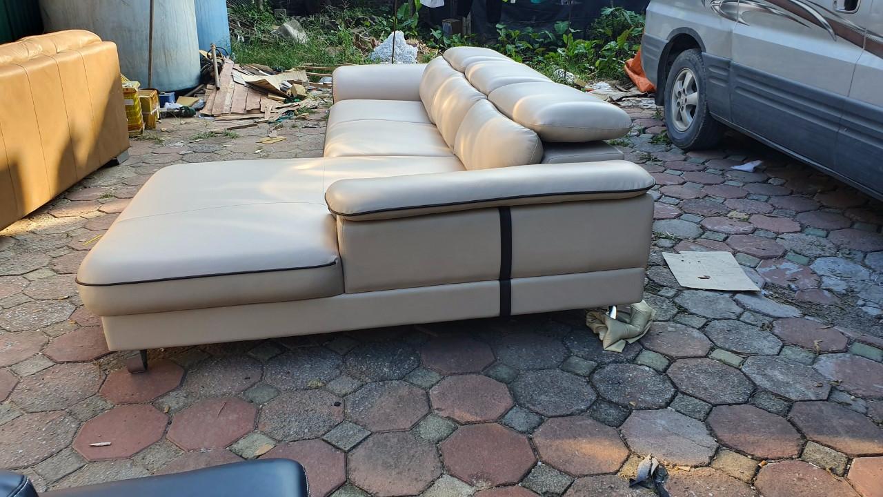 Sofa da phòng khách cao cấp MS001 2M8