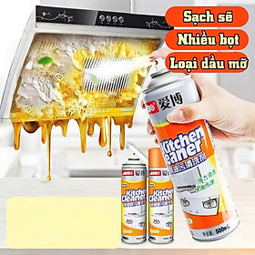Bình Xịt Bọt Tẩy Rửa Đa Năng – Tẩy Sạch Dầu Mỡ, Vết Bẩn Cứng Đầu Chỉ Trong 1 Lần Xịt