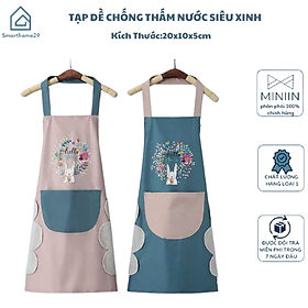 Tạp Dề Pha Chế Chống Thấm Nước, Dễ Dàng Vệ Sinh, Nấu Ăn Tiện Dụng - HÀNG CHÍNH HÃNG MINIIN