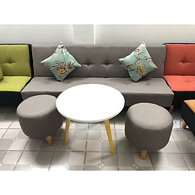 Bộ sofa giường bed xám bộ salon phòng khách SB11-cabo