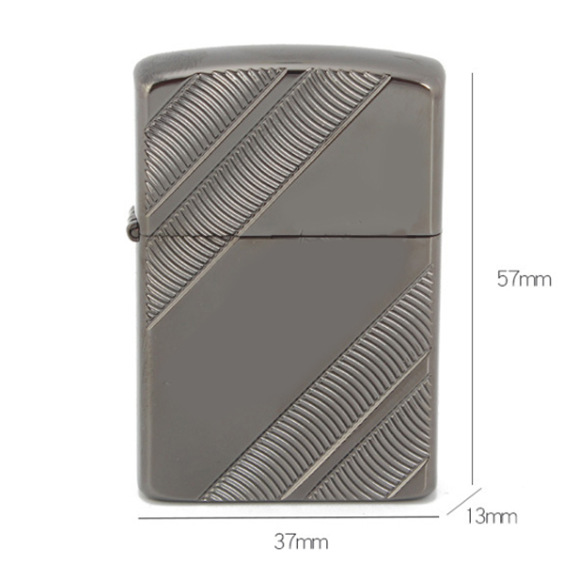 Vỏ Hột Quẹt Bật Lửa Hộp Quẹt Xăng Đá Zorro Z8775B Họa Tiết Logo Chéo Dùng Xăng Bấc Đá Cao Cấp - Nhiều Màu