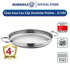 Chảo inox 18/10 Korkmaz Proline 24 cm - Omelette