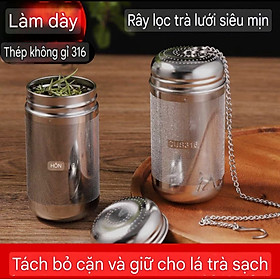 ( MẪU MỚI ) Quả Lọc Trà Inox SUS 316L Quả Lọc Trà Gia Vị Thảo Quả Lỗ Lọc Siêu Mịn Kháng Khuẩn Công Nghệ CNC Cao Cấp 