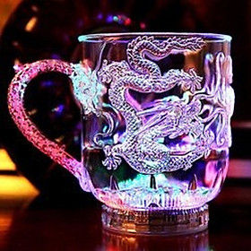 Ly phát sáng khi rót nước đèn nhiều màu ( Có quai ) 