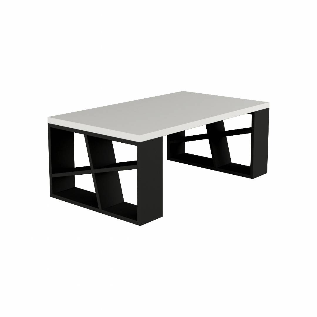 Bàn sofa bàn trà gỗ công nghiệp phòng khách SMLIFE Brianes