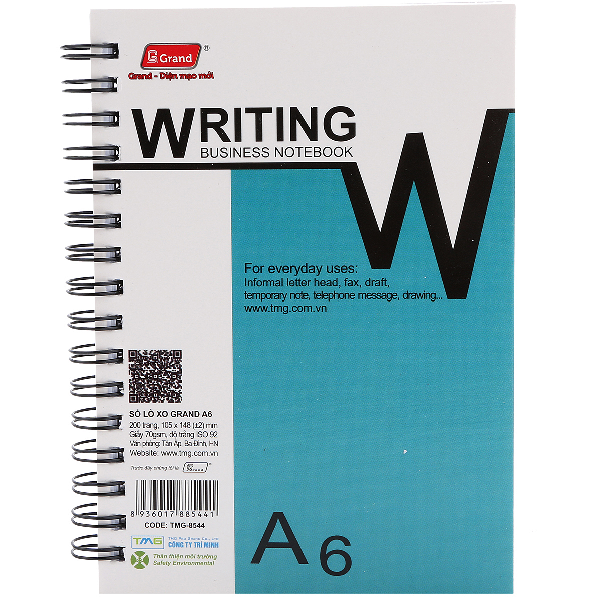 Lốc 2 Sổ Grand A6 -200 Trang