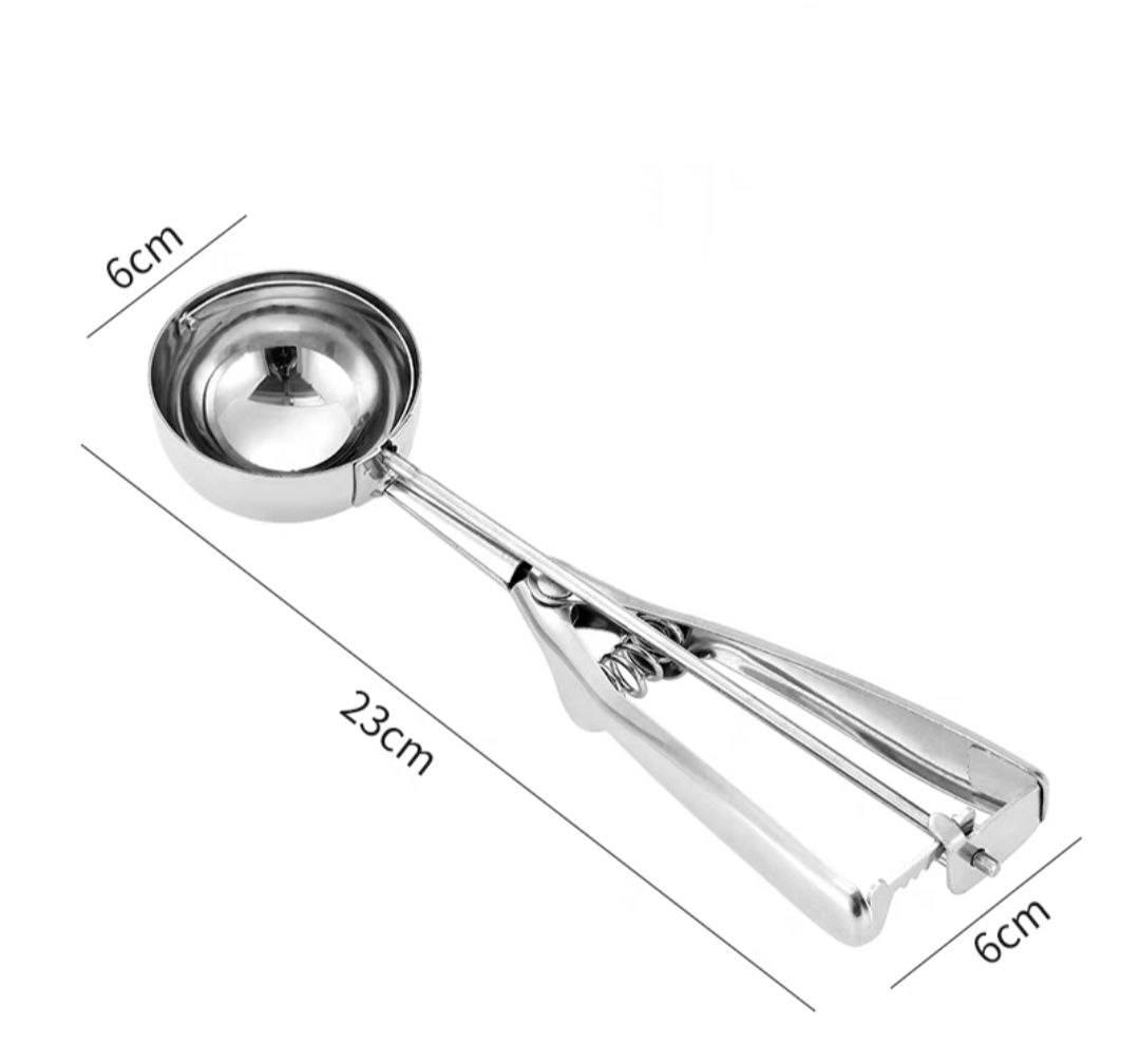 Múc kem inox 5 cm & 6 cm KK01| muỗng múc kem