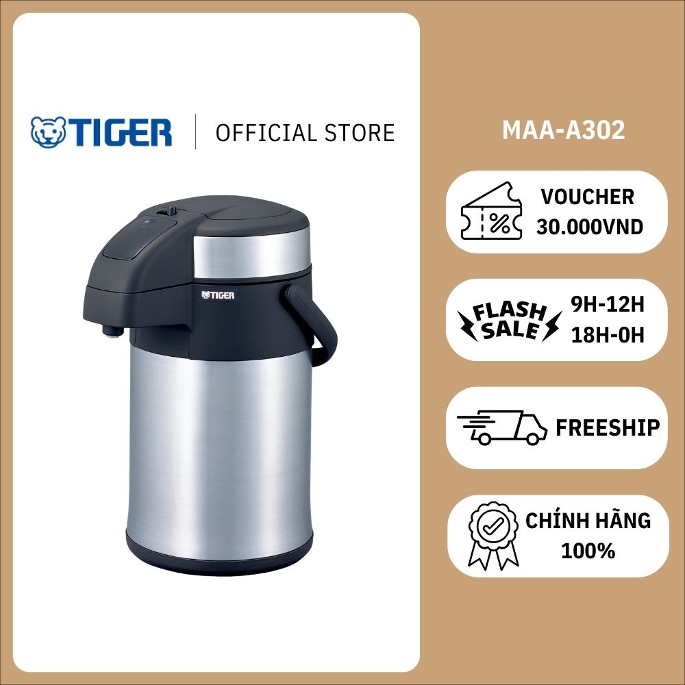 Bình Thủy Chứa TIGER MAA-A302 - Hàng chính hãng