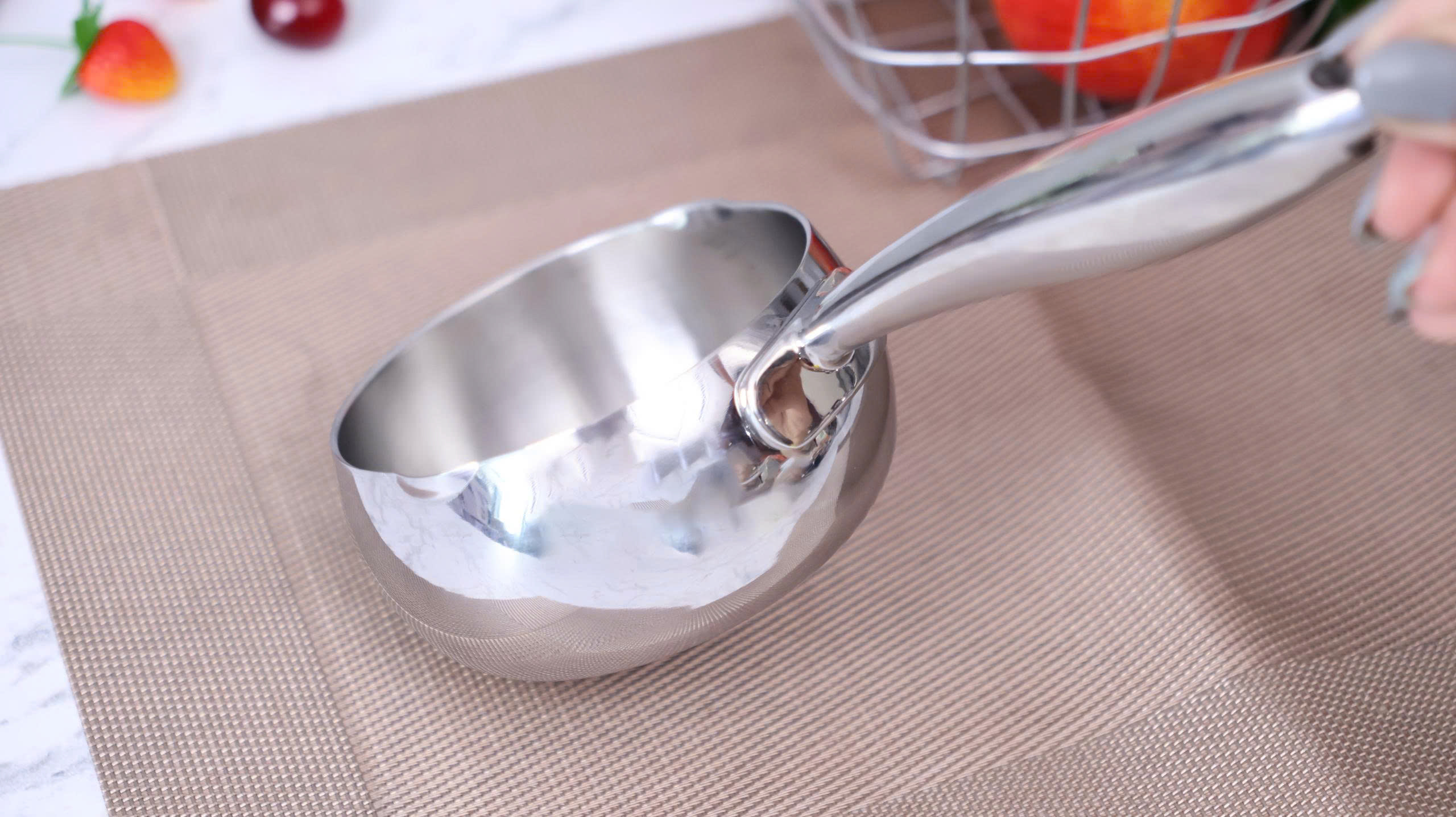 Nồi quánh nguyên khối SEKA 10cm, 12cm, 14cm, 18cm nấu cháo, nấu bột cho bé ăn dặm