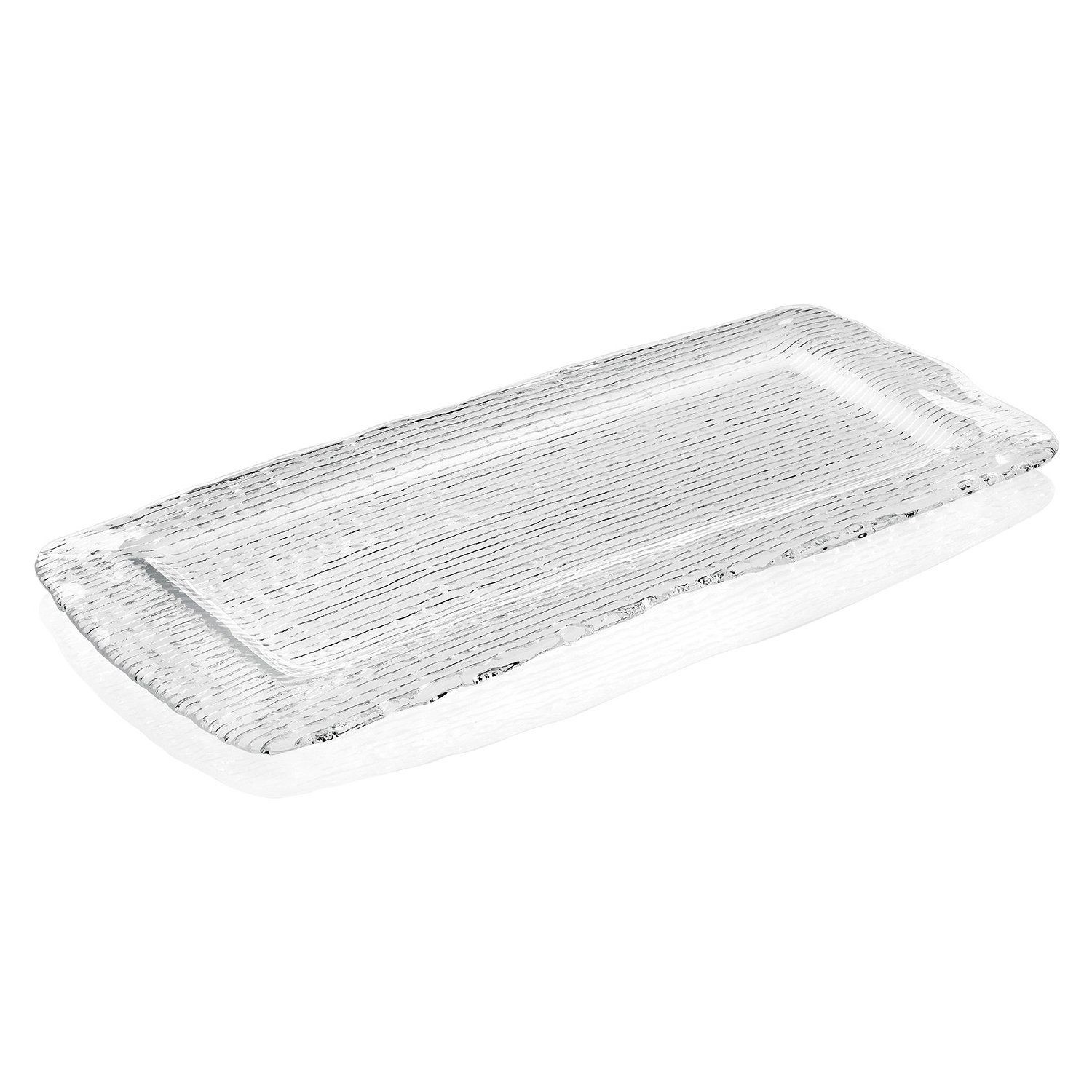 Đĩa chữ nhật IVV ALL IN ONE trắng 45x22cm Hàng chính hãng
