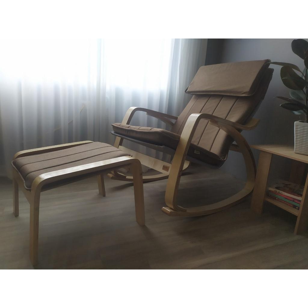 Bộ ghế lưới thư giãn Poang (hàng chính hãng, miễn phí vận chuyển)
