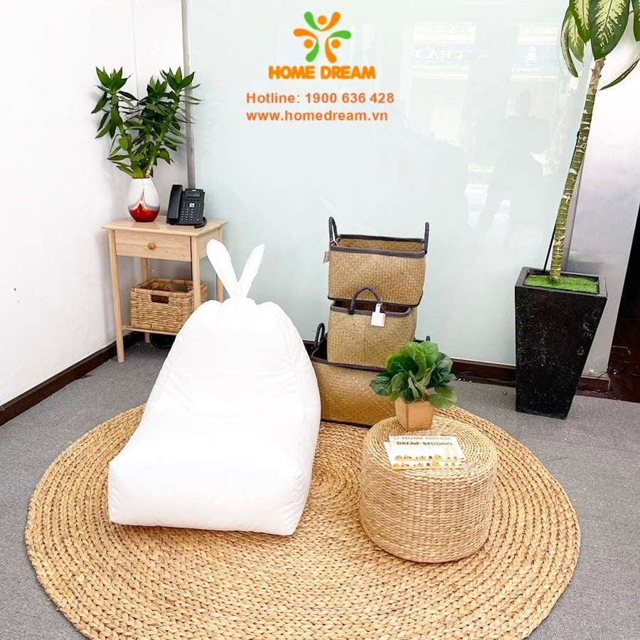Ghế Lười Tai Thỏ Home Dream