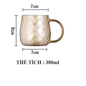 Ly Thủy Tinh Hình Trái Thơm Phong Cách Âu Mỹ