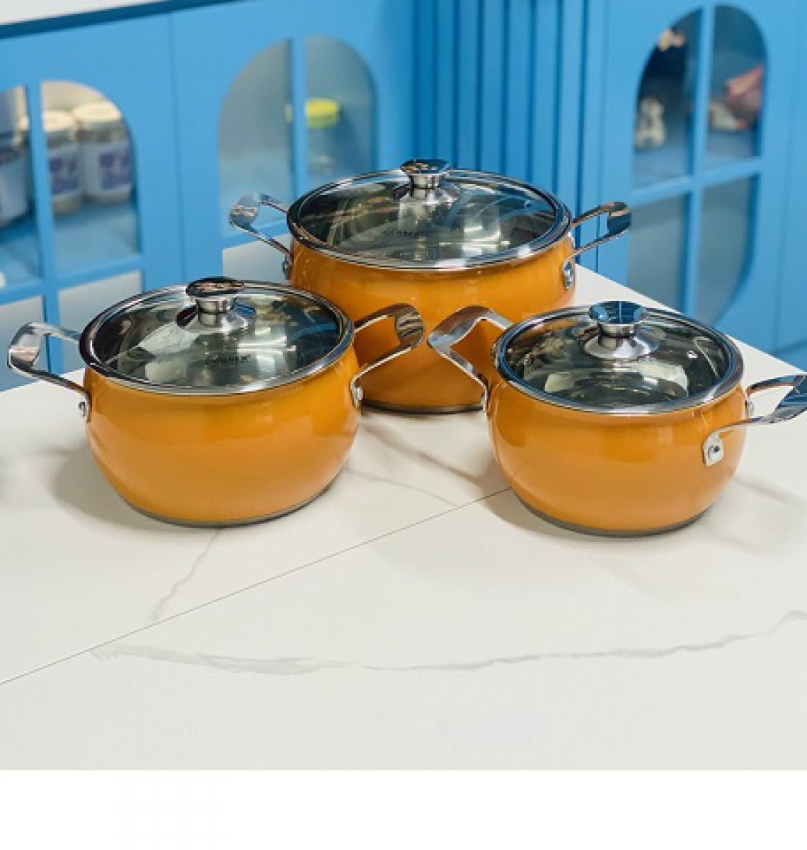 Bộ nồi chảo 5 món Arber AN06SMC Hàng chính hãng
