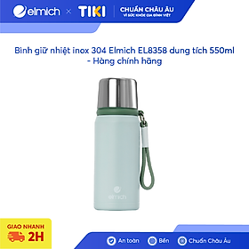Bình giữ nhiệt inox 304 Elmich EL8358 dung tích 550ml - Hàng chính hãng