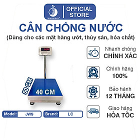 Cân Điện Tử Chống Nước JWS - Mặt Bàn Cân Inox 400x500MM