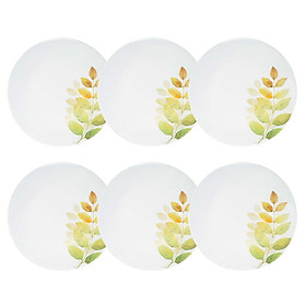 Bộ 6 Đĩa Thủy Tinh 190 La Opala Diva Ivory A.S LAPB190AS