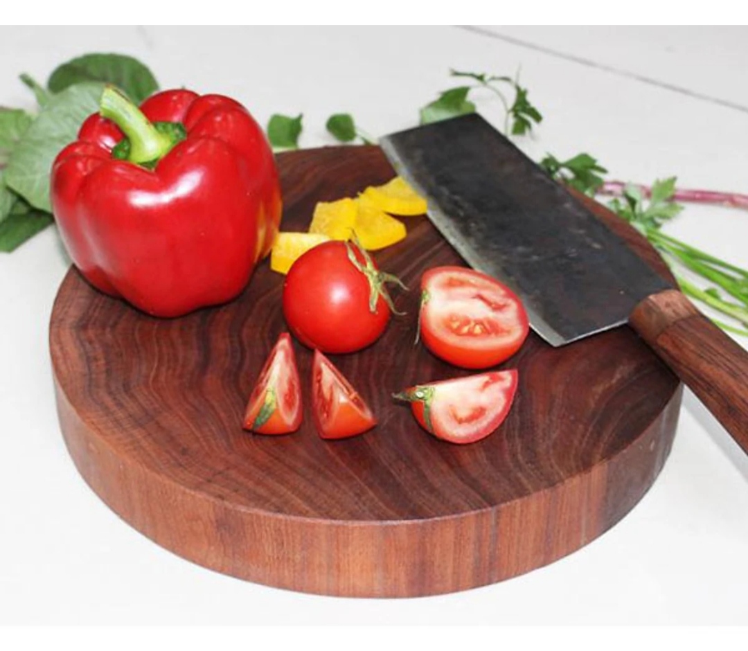 THỚT GỖ NGHIẾN CỔ THỤ TÂY BẮC THỚT KHÔNG TÂM HÀNG ĐẸP NHIỀU SIZE - 25CM - 29CM - 31CM - 35CM - 40 CM DÀY 4,5-5 CM