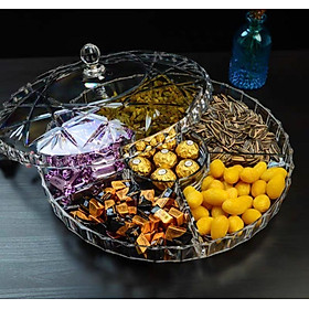 KHAY ĐỰNG MỨT TẾT BÁNH KẸO SANG TRỌNG NGÀY TẾT BẰNG NHỰA - ACRYLIC MEKA TRONG SUỐT CAO CẤP TTM05
