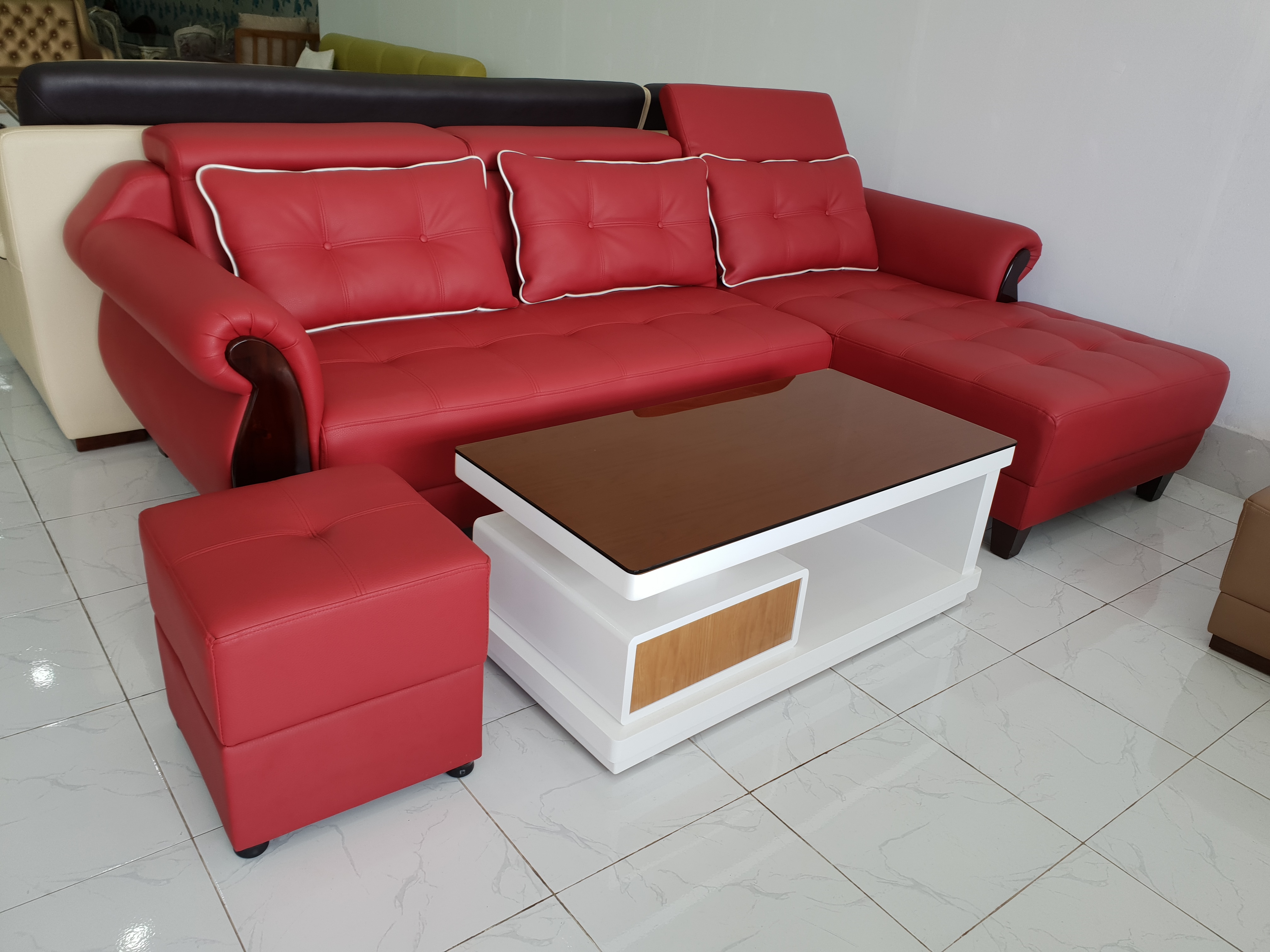 Bộ Sofa Da Hàn Quốc - Salon Cao Cấp Hiện Đại Phòng Khách