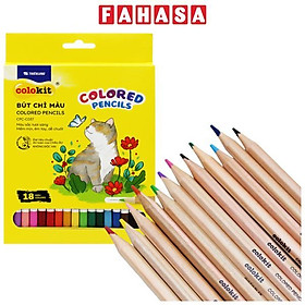 Hộp 18 Bút Chì Màu Colored Pencils - Colokit CPC-C037