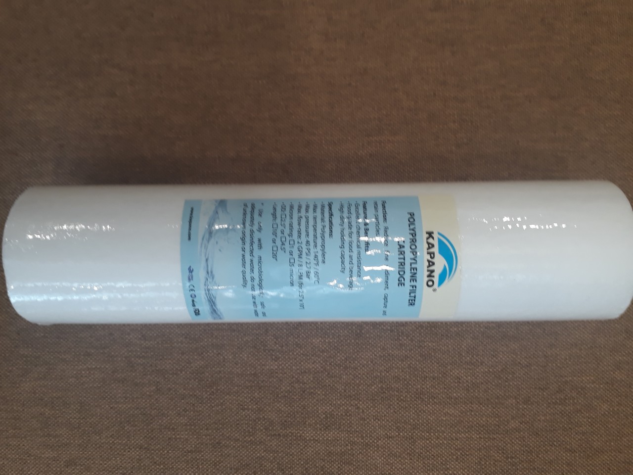 Lõi lọc cặn Polypropylene 5 micron 10 inch Kapano - Hàng chính hãng