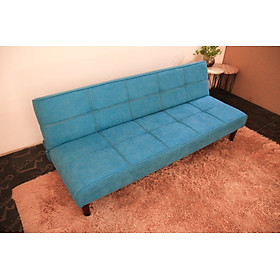 Sofa bed 3 trong 1 Juno sofa chân gỗ màu xanh ngọc