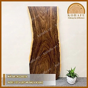Mặt Bàn Cà Phê Gỗ Me Tây Kiểu Dáng Độc Đáo KOHAFU - KL20276-390