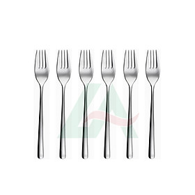 Bộ 6c Nĩa Ăn 106177 - Inox 304 Stainless Steel 18/10 Đồ dùng bàn tiệc nhà hàng khách sạn cao cấp (Set of 6pcs Table Fork SS18/10)