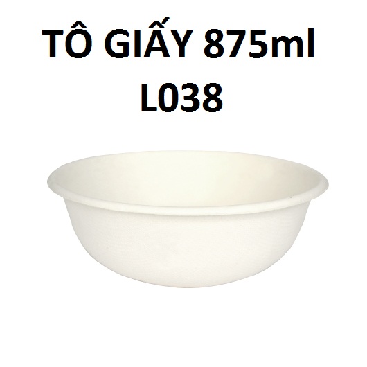 Combo 50 cái Tô bã mía Thái Lan 875ml