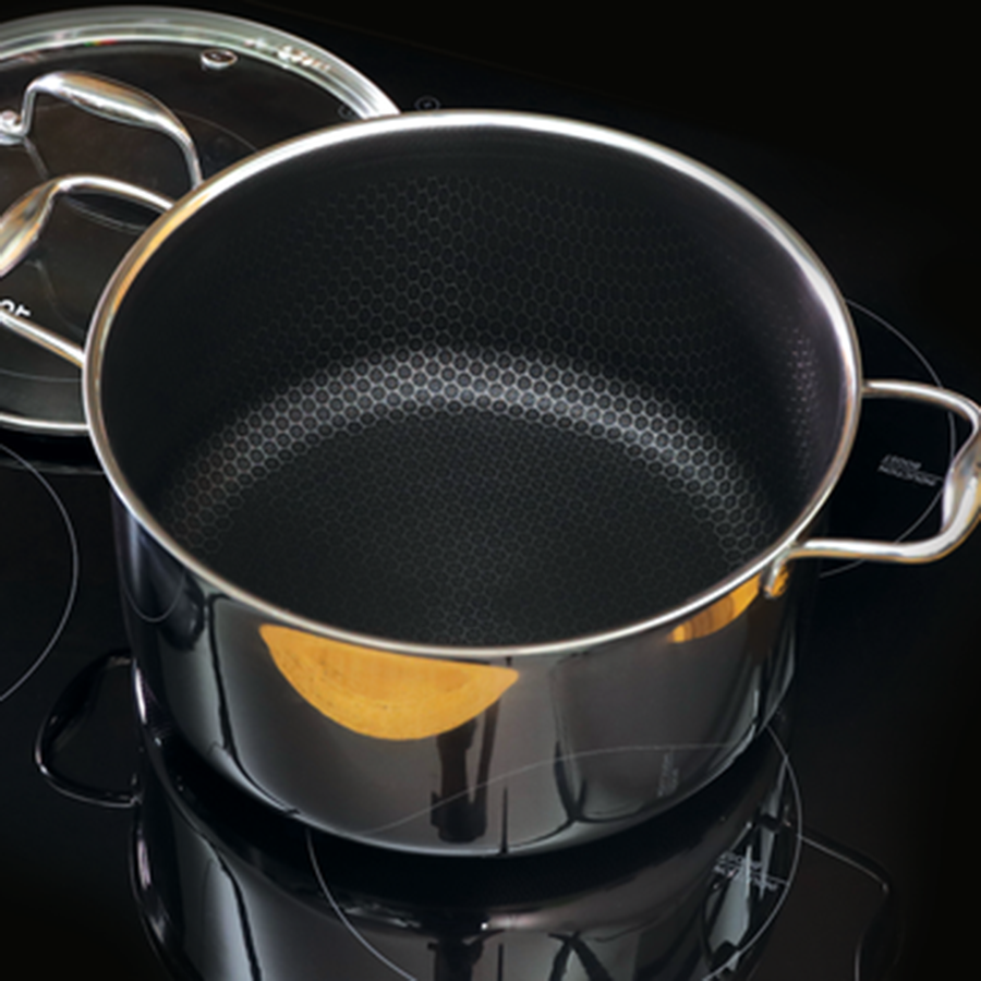 Hàng chính hãng: Nồi iMat Hybrid Blackcube 18cm, Sản phẩm làm bằng iNox 304, phủ chống dính Daikin Nhật Bản.