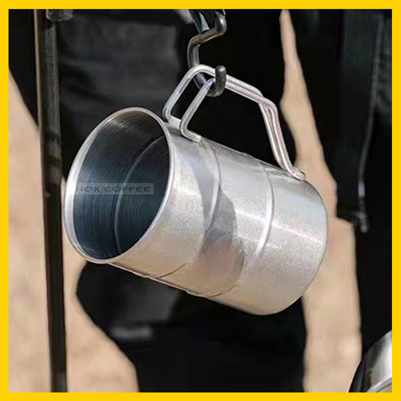 Cốc inox phong cách retro