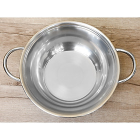 Nồi lẩu inox 1 đáy 22cm Rainy RNL22-1DI4- Hàng chính hãng
