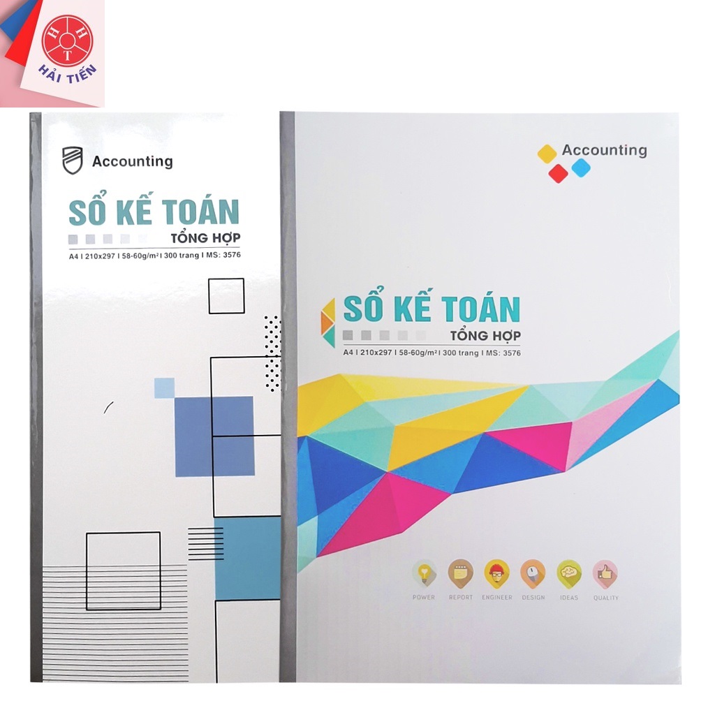 Sổ Kế toán tổng hợp 300 trang - Sổ may gáy Hải Tiến
