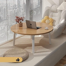 Bàn trà tròn sofa ngồi bệt gấp gọn trang trí decor Tundo chân chắc chắn tiện lợi giá rẻ