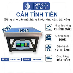 Cân Điện Tử Tính Tiền Vibra FPD - Mặt Bàn Cân 500X600MM