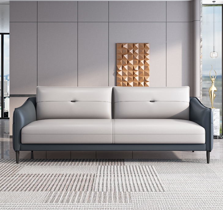 Bộ sofa băng văn phòng bọc da cao cấp Tundo HVPCT-19