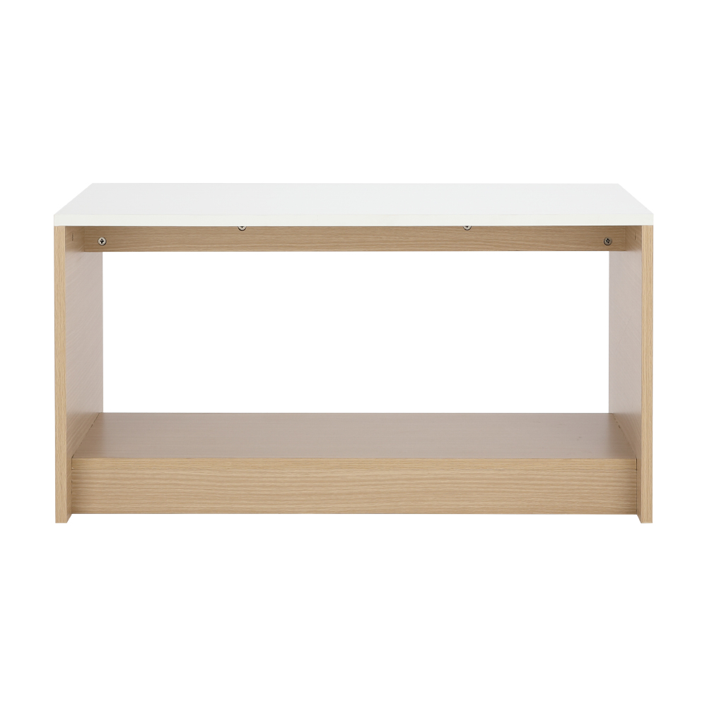 Bàn Cà Phê Mia 80Cm(Vuông) Gỗ Sồi Trắng |Index Living Mall | Nội thất Thái Lan
