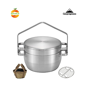 Nồi treo dã ngoại inox không rỉ Campingmoon DO-25