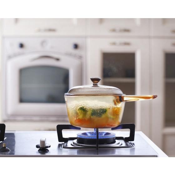 Nồi thuỷ tinh Visions tay cầm VSP-1 (1L) - Made in France - Phân phối bởi CTCP ABMA VN 15/2 Đoàn Như Hài, P12, Q4