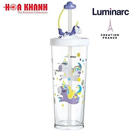 Ly Thủy Tinh Đổi Màu Có Nắp Luminarc Lille Scale Unicorn 425ml - Q3810
