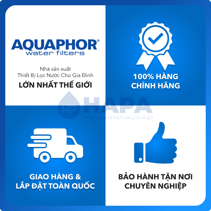 Lõi Lọc Nước AQUAPHOR KH Thay Cho Máy Lọc Nước AQUAPHOR CRYSTAL H, ECO H - Hàng Chính Hãng