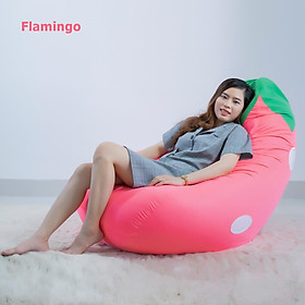 Ghế Lười Quả Dâu Micro Hồng