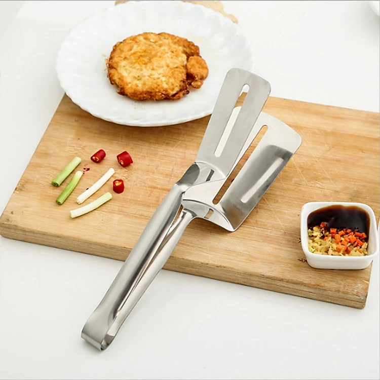 Kẹp gắp đồ ăn bằng inox Kẹp gắp thức ăn inox 304 - 26cm