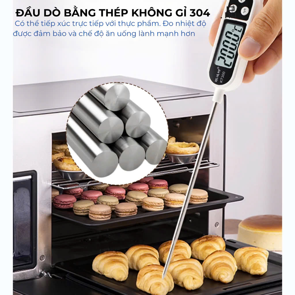 Nhiệt kế đo thực phẩm Nhiệt Kế Đo Nhiệt Độ Sữa và Đồ Ăn Cho Bé