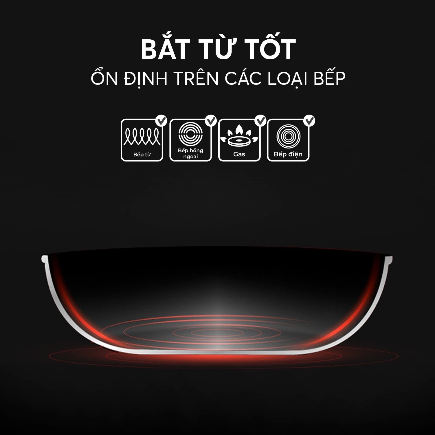 Chảo inox nguyên khối, chống dính vân đá 3D elmich Trimax EL2416OL