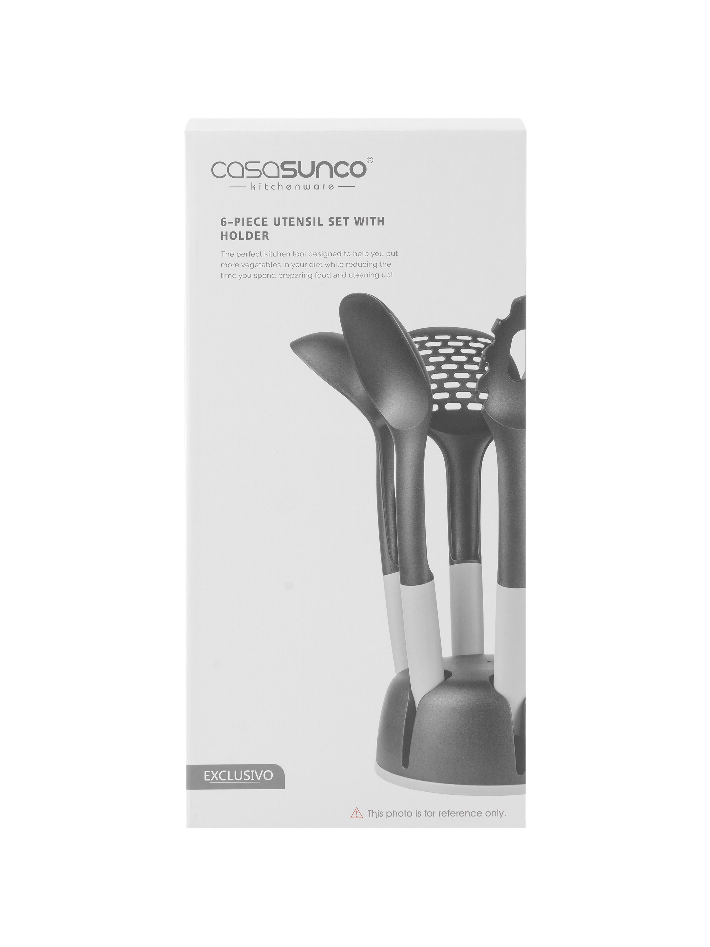 Bộ dụng cụ 6 món silicon SUNRISE (xẻng chiên, xào, vá múc canh, vá dài, phết)